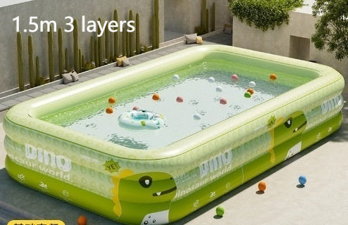 Household Inflatable Thickened Plastic Pool