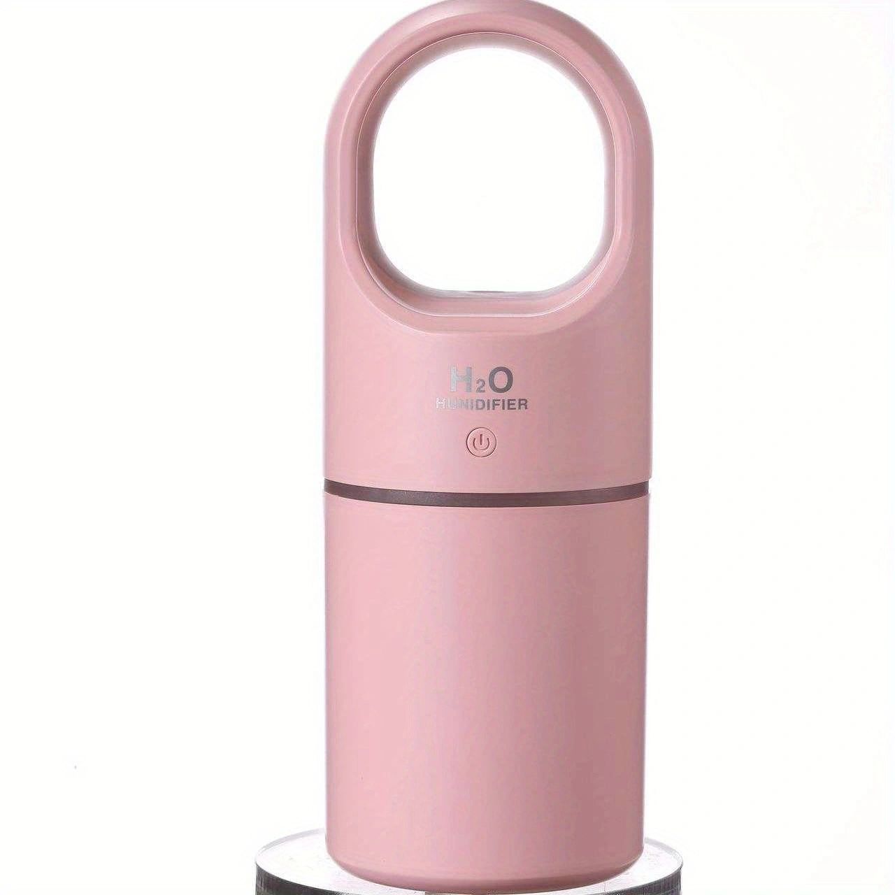 NEW Enhanced Mini Ultrasonic Air Humidifier - Cozy And Refreshing USB-Powered With 450ml Capacity And LED Light.