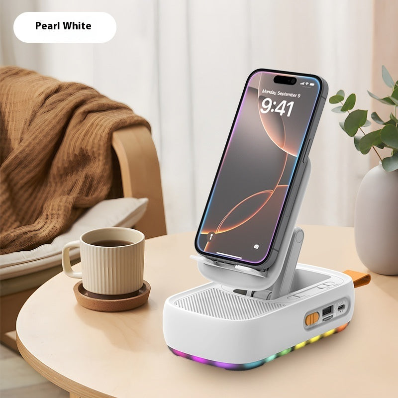 Bracket Audio Rotating Folding Bluetooth Speaker Three-in-one