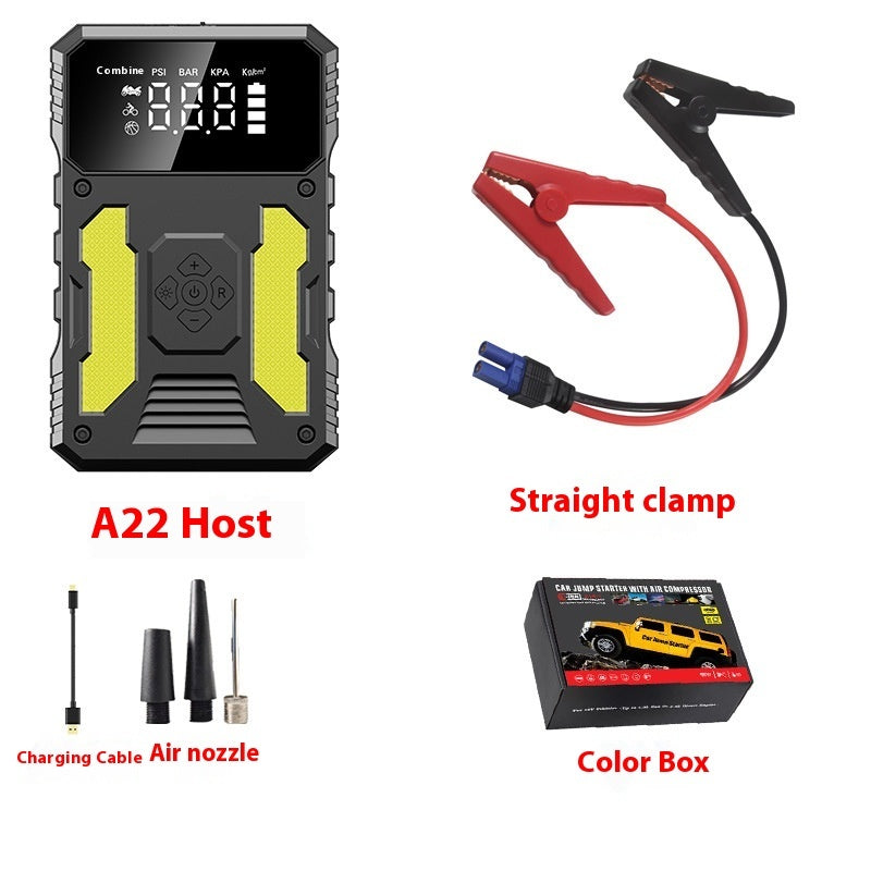 Car Emergency Starter with Air Compressor