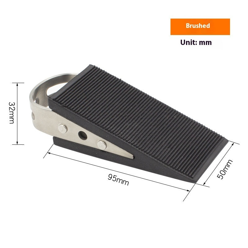 Thick Stainless Steel Top Removable Door Stopper