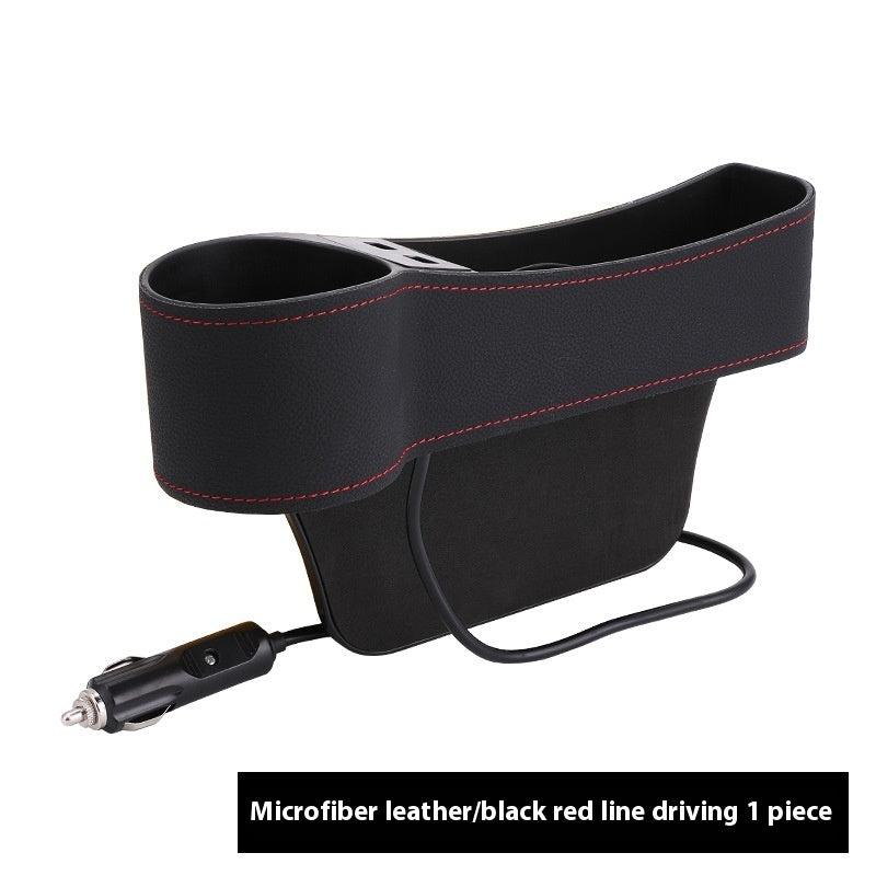 Car Seat Gap Storage Box Multi-function Dual USB Car