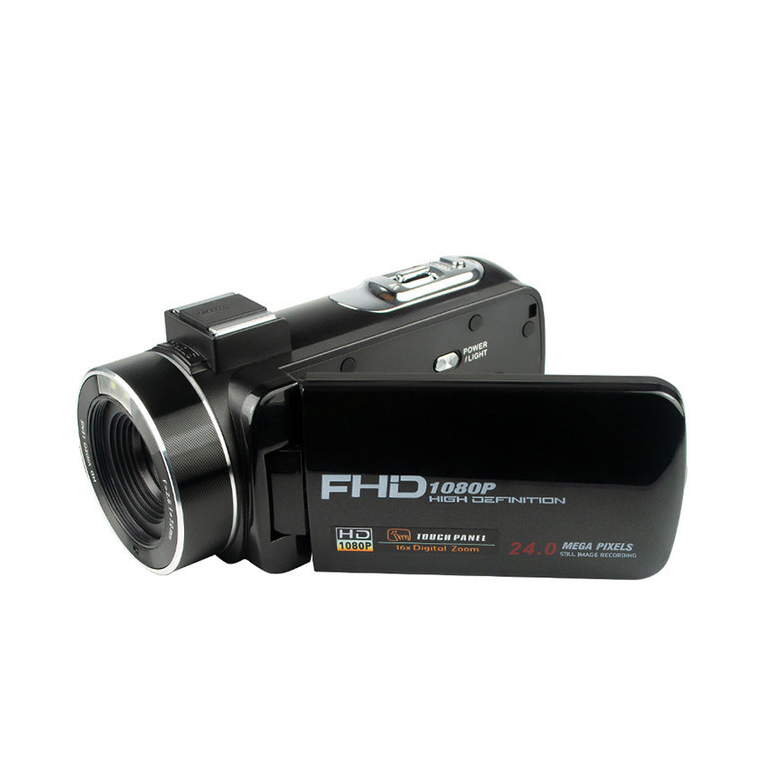 HD Digital Camera with 3-inch Touch Display and Microphone