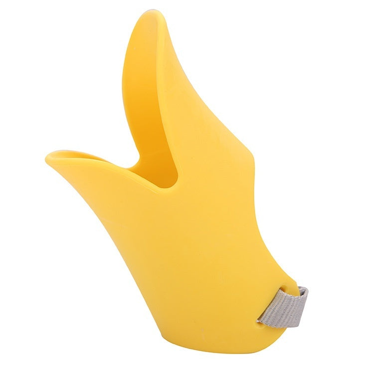 Dog Mask Silicone Duckbilled Sleeve Anti-bite