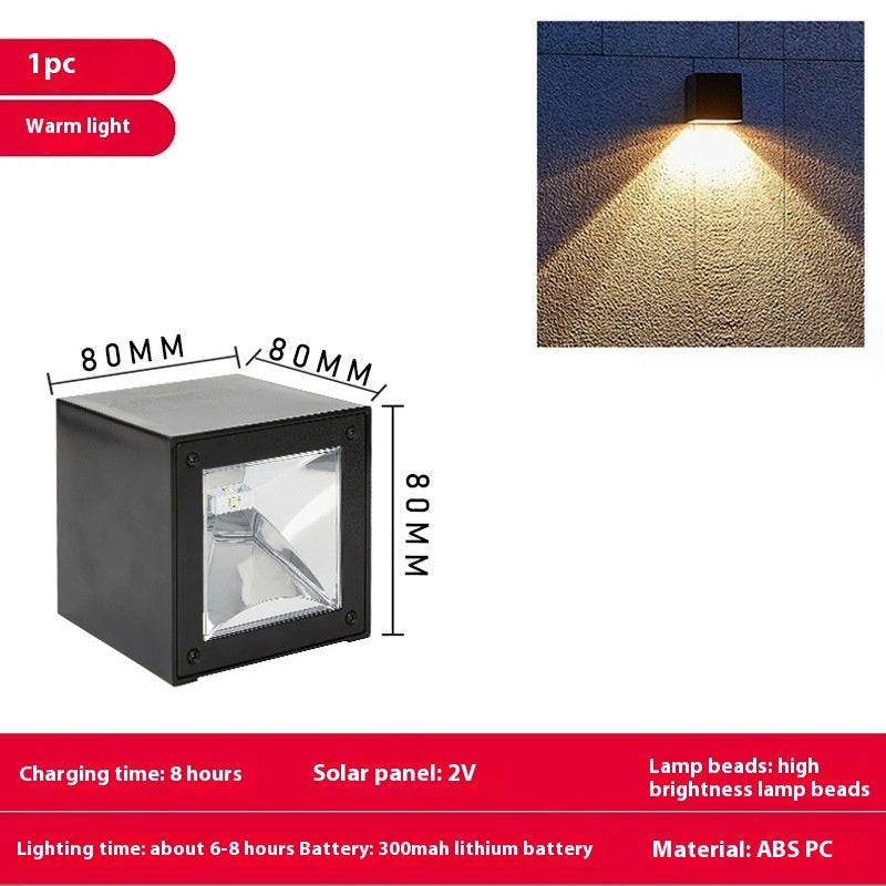 Solar Outdoor Landscape Waterproof Wall Lamp