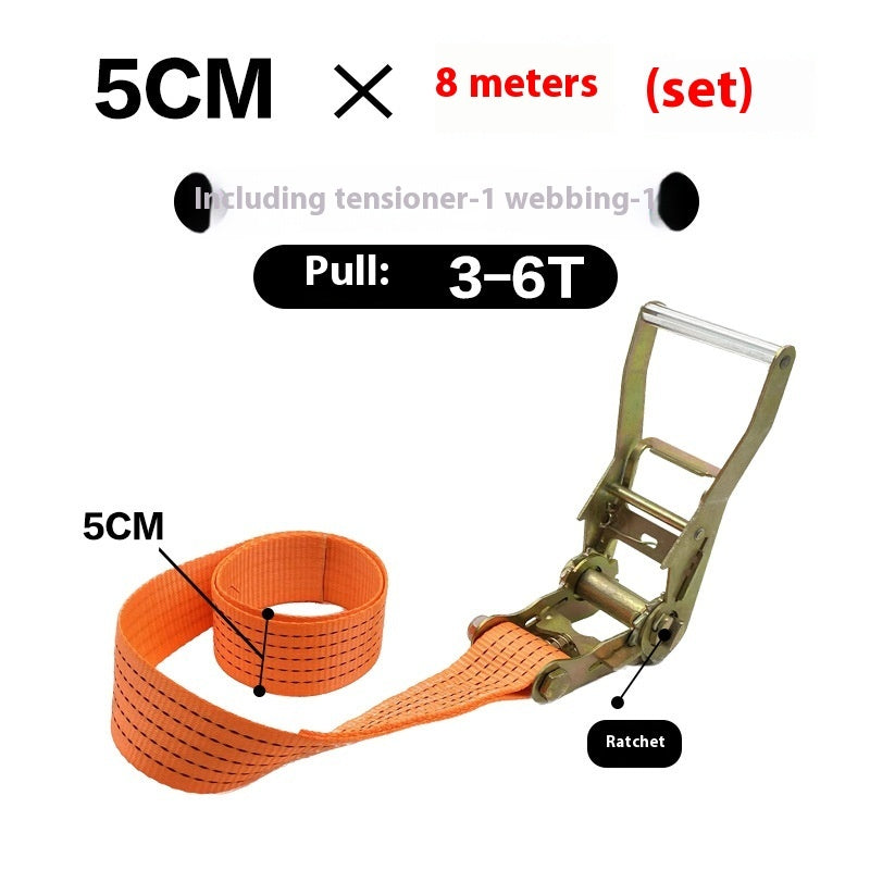 Polyester Ratchet Tie Down Truck Fixed Tighten Belt