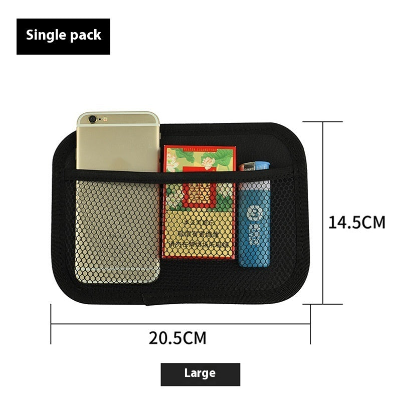 For Home And Car Car Inner Adhesive Net Pocket Storage Shopping Bags