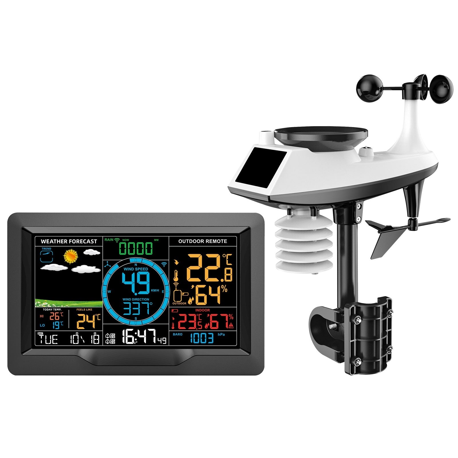Multifunctional Professional Weather Station