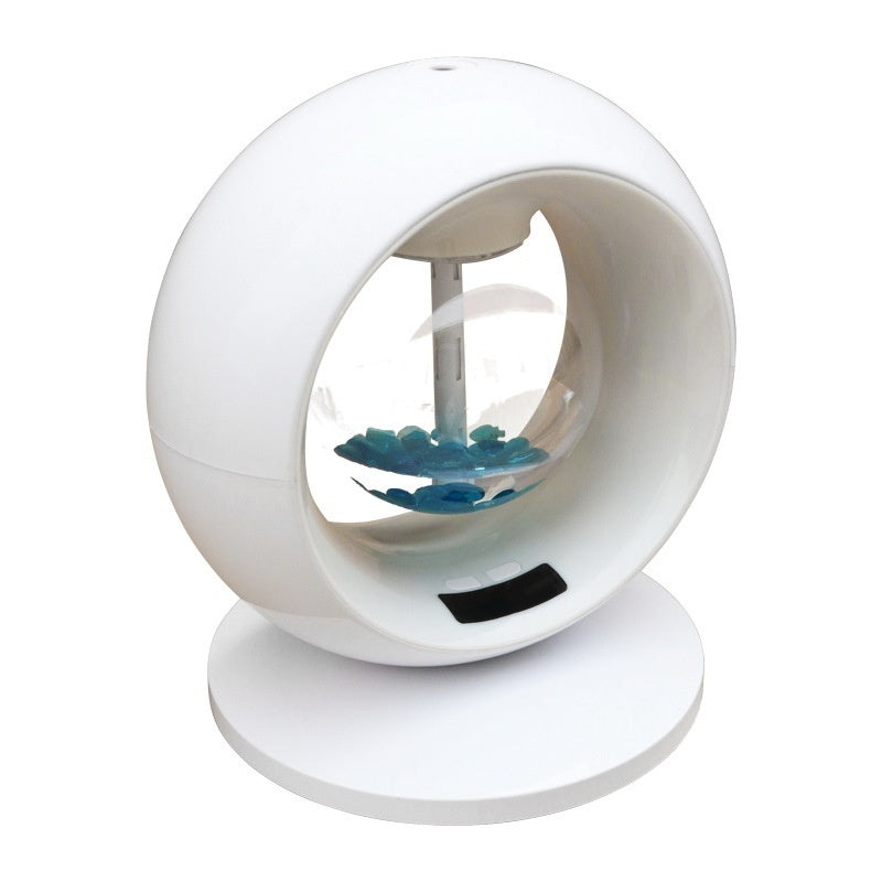 Water Ring Humidifier with Colorful Night Lamp
