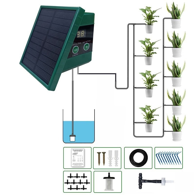 Household Portable Solar Timing Automatic Watering Device