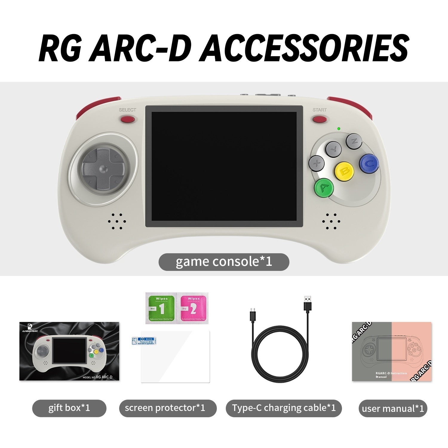 Handheld Portable Video Game Consoles 4 INCH Android Linux OS Retro Player 512G PSP