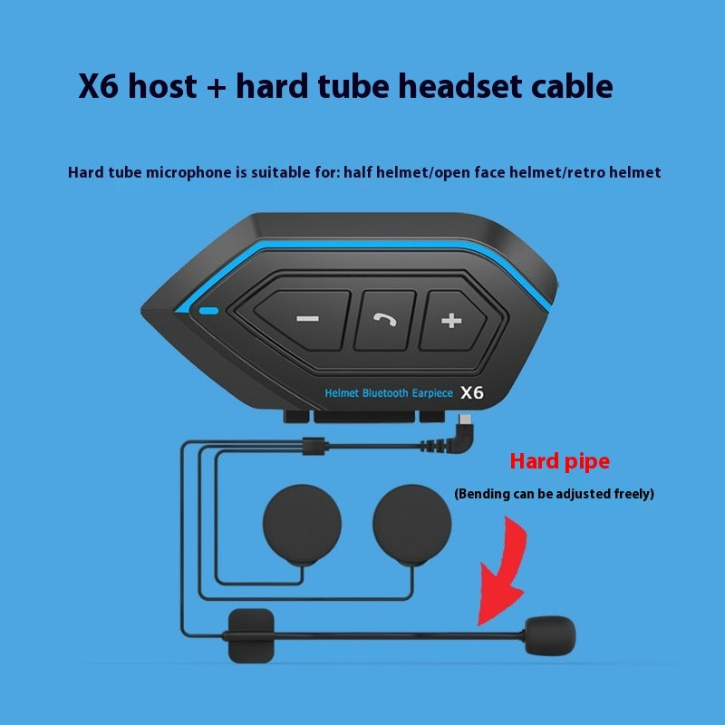 Motorcycle Riding Built-in Full Half Helmet Dedicated Bluetooth Headset