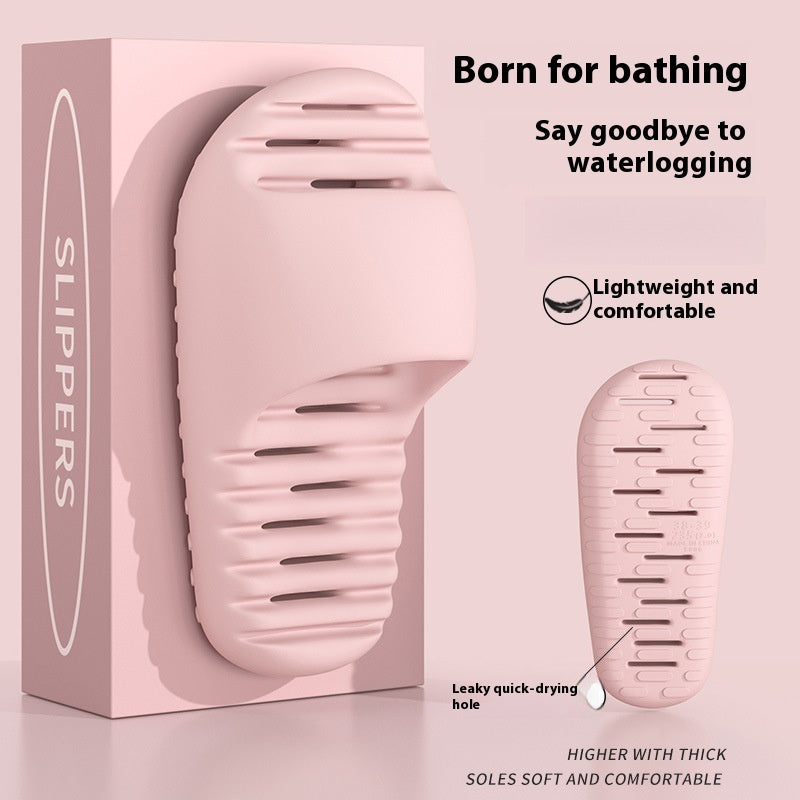 Quick-drying Bathroom Women's Wear-resistant Mute Slippers
