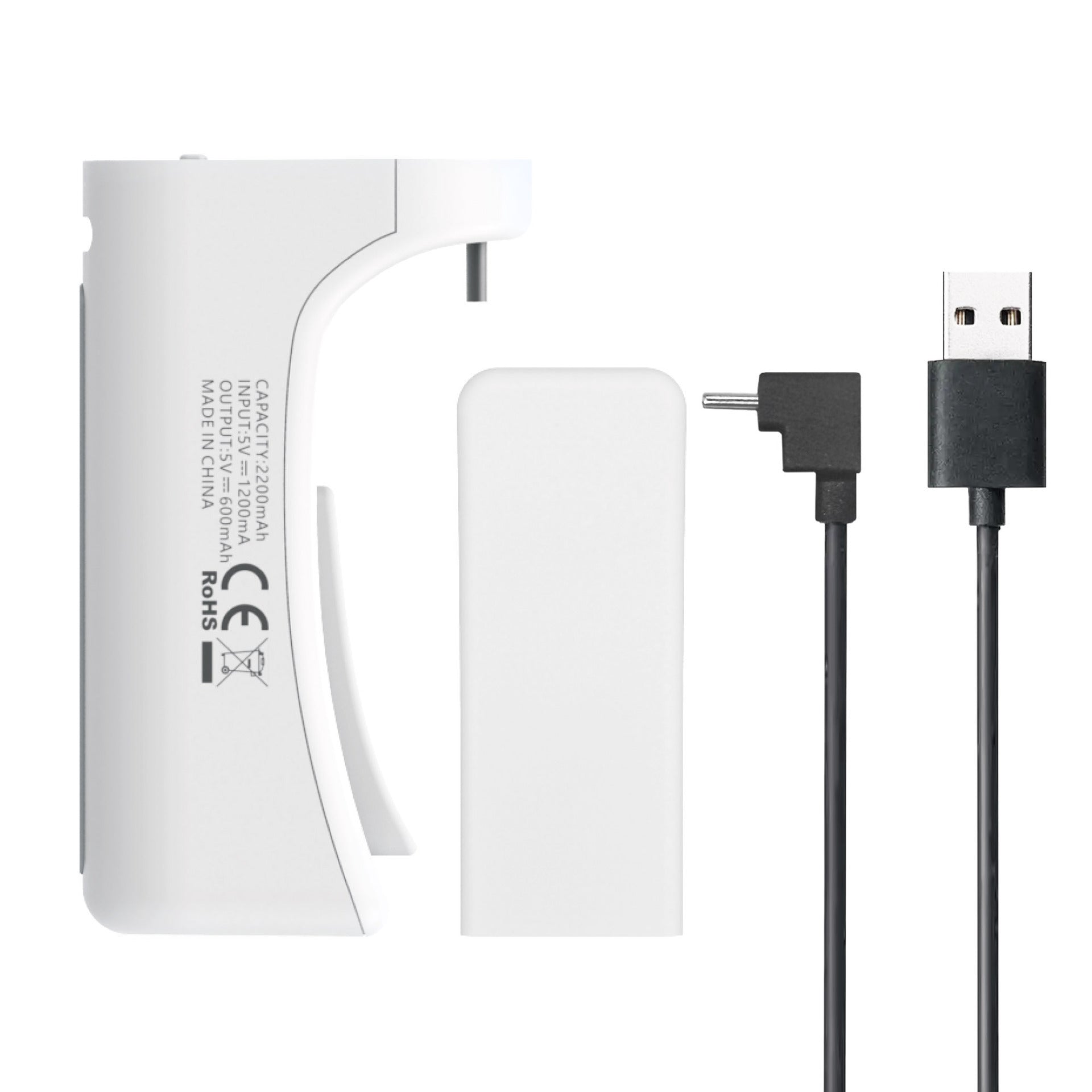 PS5 Gamepad Rechargeable Battery Endurance PS5 Elite Handle Plug-in Bag For Charging 2000 MA With Digital Display