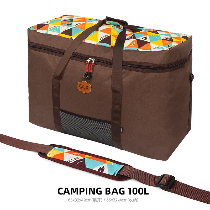 CLS Outdoor Large Capacity Camping Bag Camping Self-driving Equipment Storage Bag