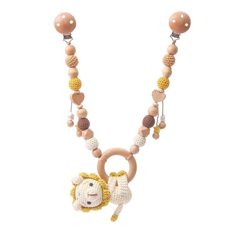 Baby Crib Hanging Bunny Music Cart Doll Pendant Cart Chain