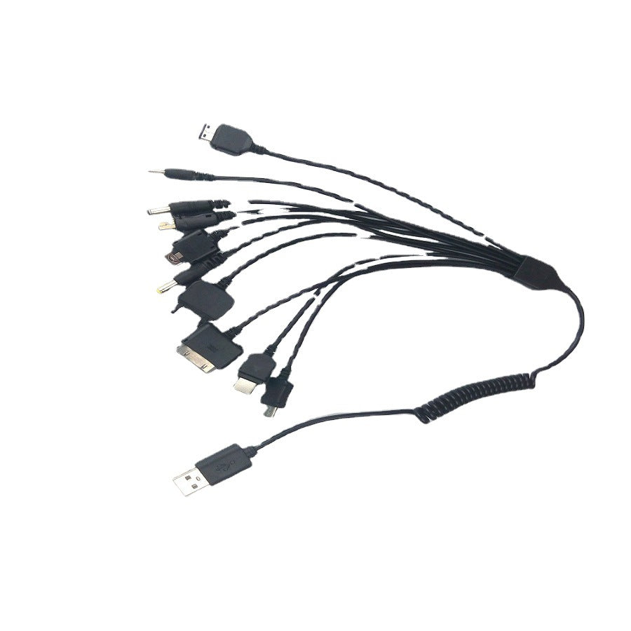 Multi-Function Mobile Phone Charging Cable Ten In One