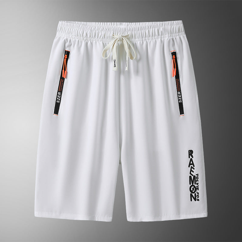 Loose Breathable Men's Fifth Pants