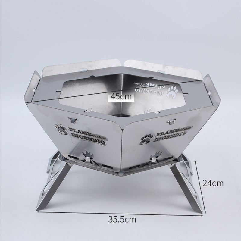 Portable Outdoor Camping Charcoal Barbecue Grill