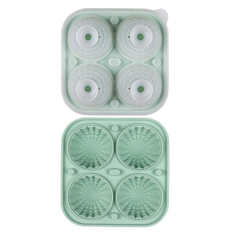 Silicone Round And Square Ice Tray Ice Cube Mold
