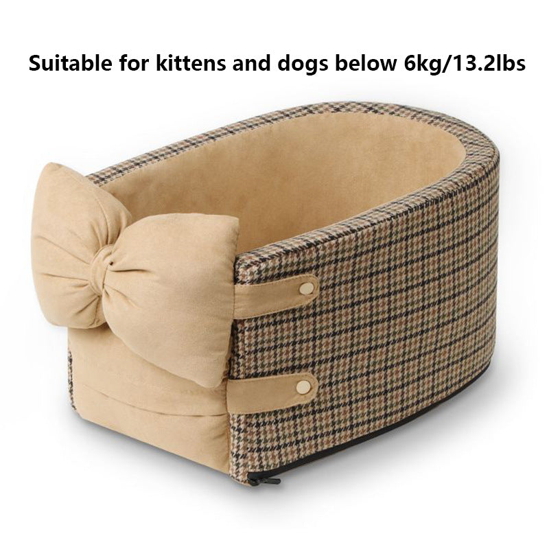 Car Central Control Front Seat Device Pet Bed