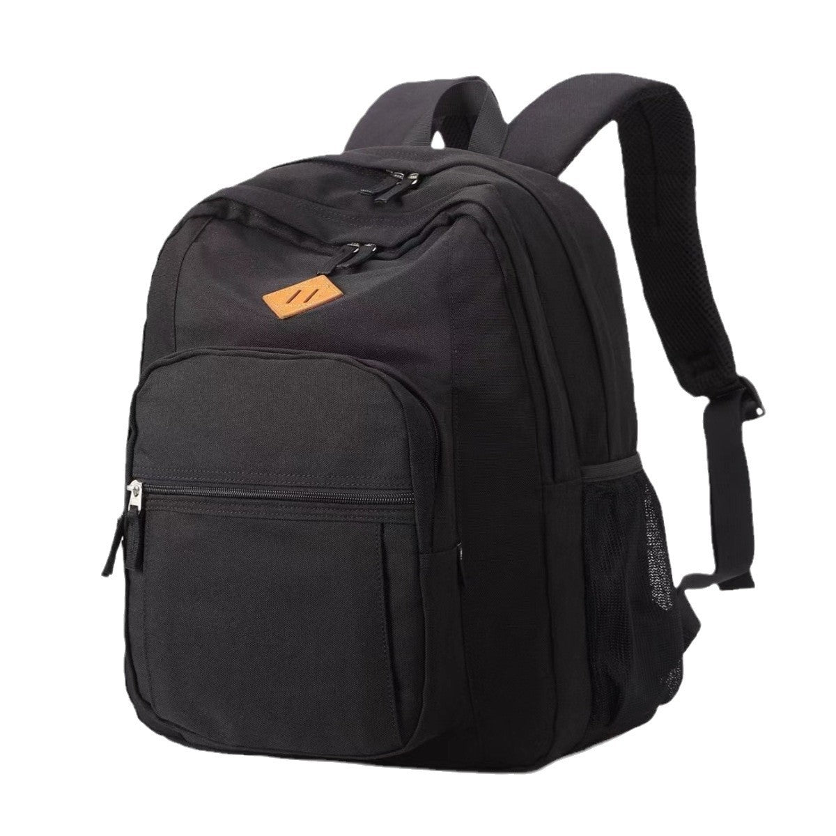 Large Capacity Black Wear-resistant Stain-resistant Casual And Lightweight Schoolbag