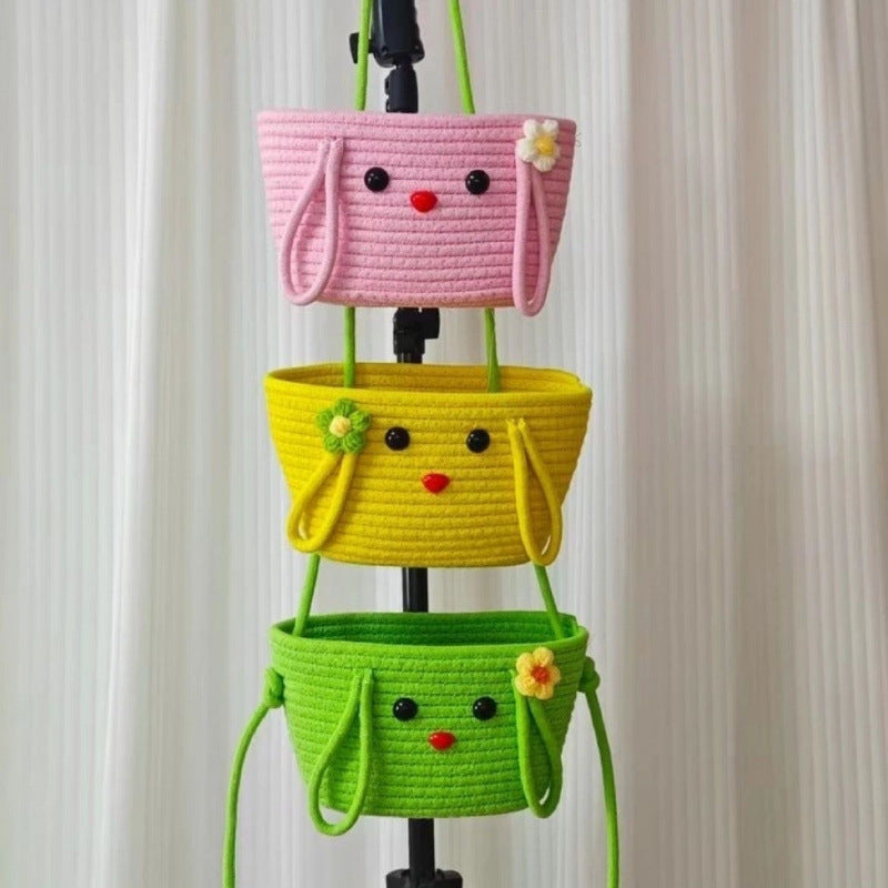 Wall-mounted Storage Hanging Basket Basket Hanging Dormitory Room