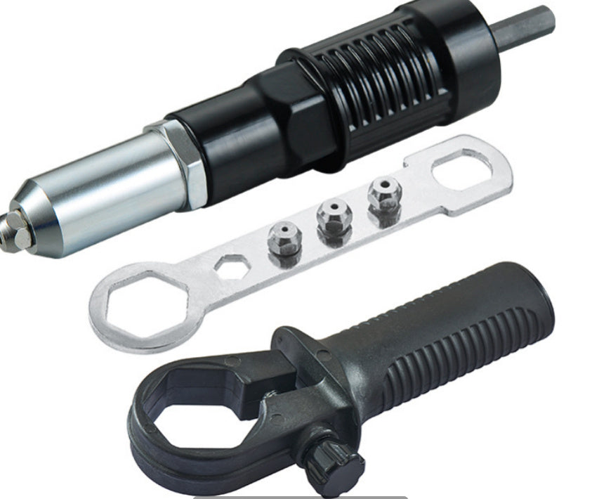 Electric Rivet Gun For Riveting And Grabbing Conversion Head