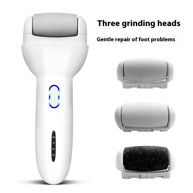 Cross-border New Arrival Electric Foot Grinder Rechargeable Waterproof With Light Peeling Calluses Home Foot Repair Machine Foot Repair Artifact