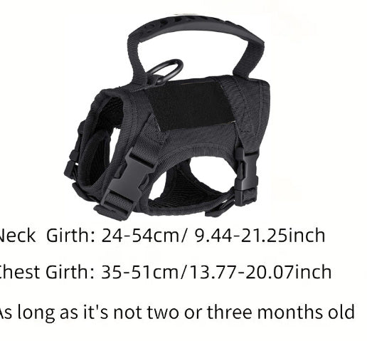 Tactical Cat Chest Strap Vest Hand Holding Rope Anti Breaking Loose