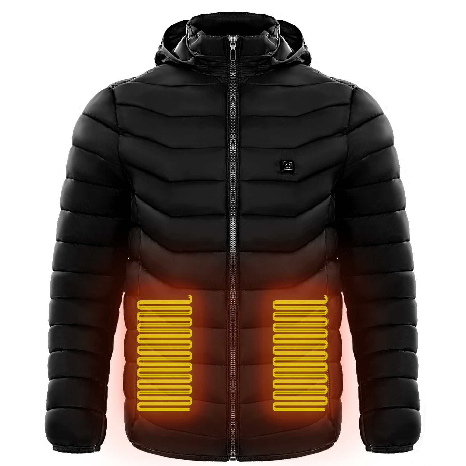 Electric Heating Coat Insulated Hood Windbreaker
