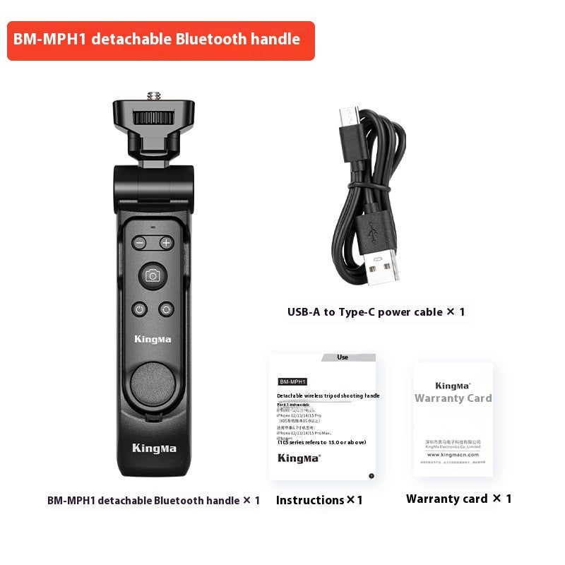 Mobile Phone Bluetooth Remote Control Tripod With Handle