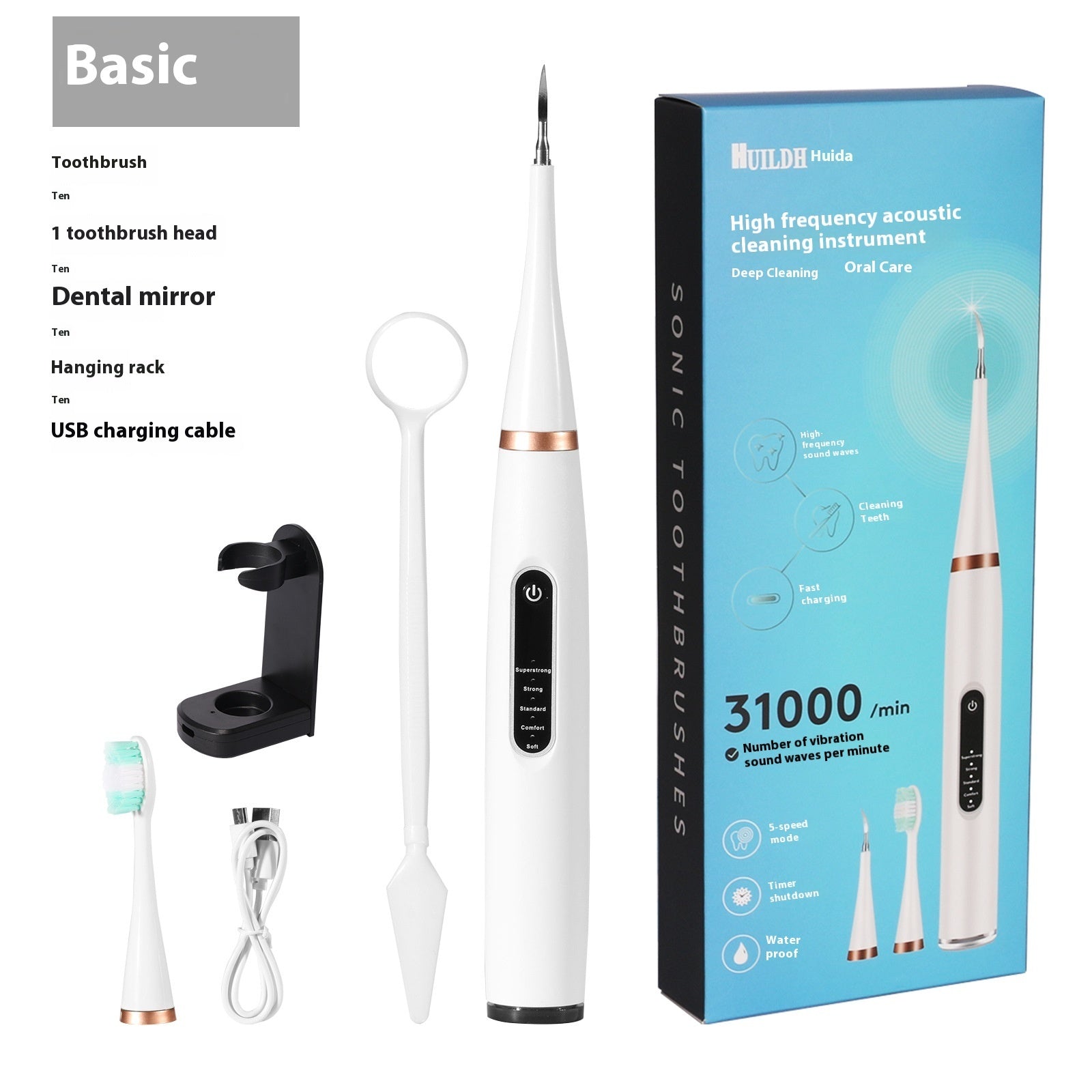 Household Electric Toothbrush Health Care Device Remover