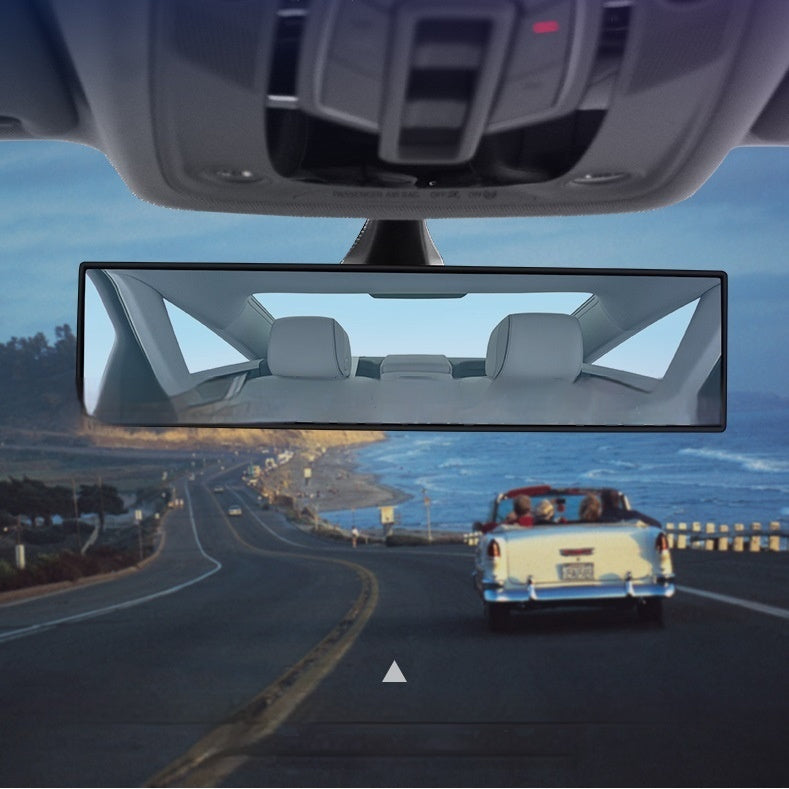 Large View Car Rear View HD Glass Blue Filter