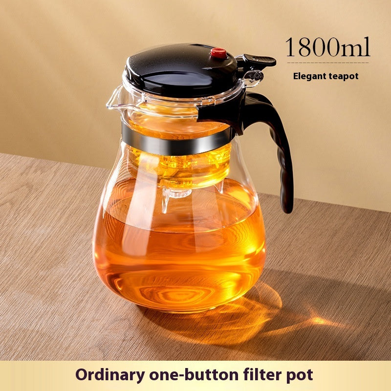 Separation Filter Glass High Temperature Resistant Teapot