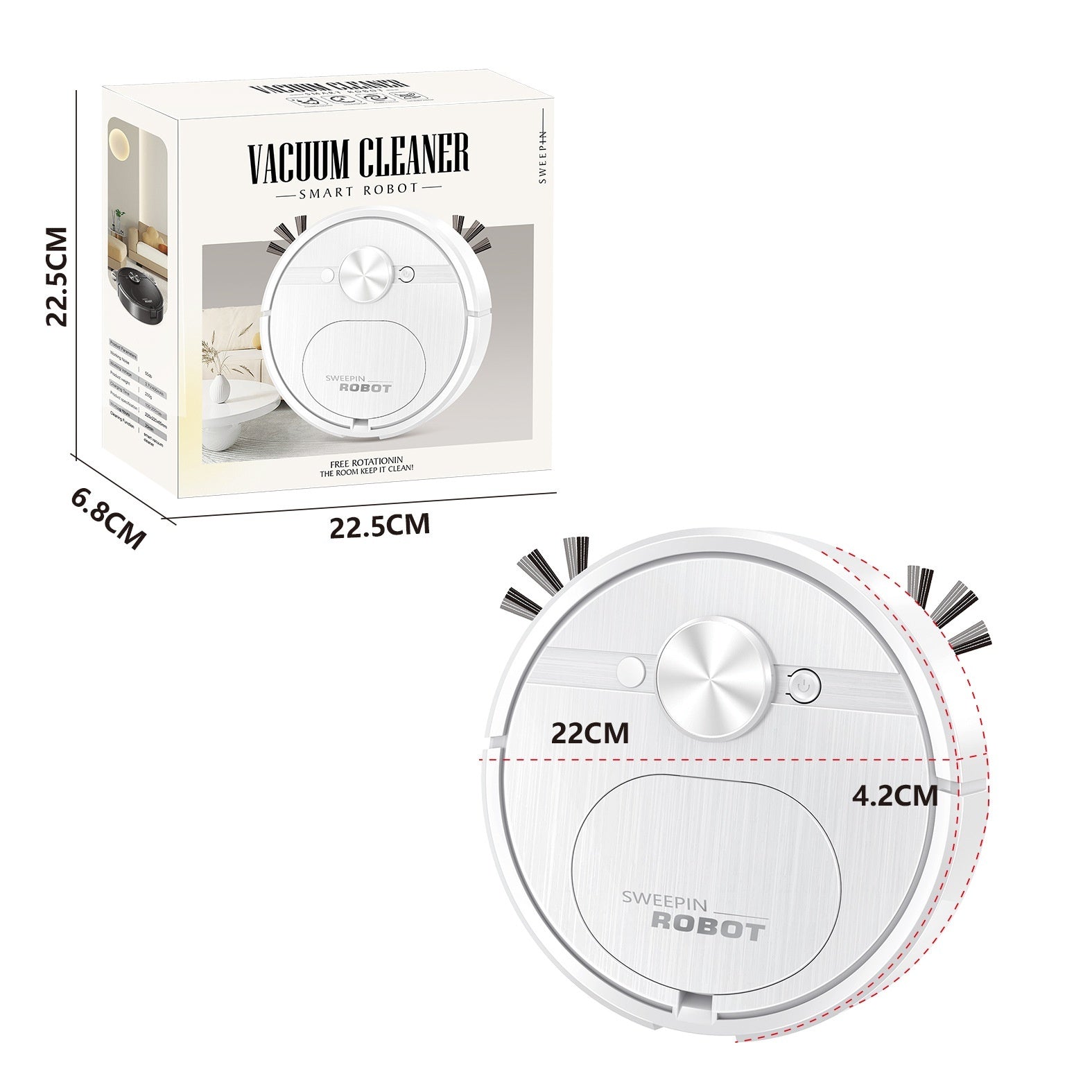 Automatic Home Intelligence Cleaner