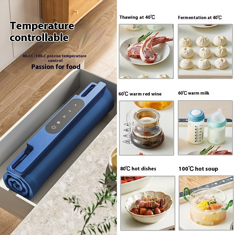 Foldable Flexible Food Warmer Plate