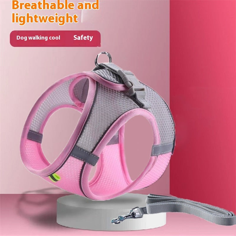 Pet Cat And Dog Universal Breathable Mesh Reflective Adjustable