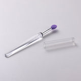 Reusable Silicone Lip Brush Set For Lipstick, Gloss, Balm, Mask & Scrub - Hygienic Caps, 8 Colors