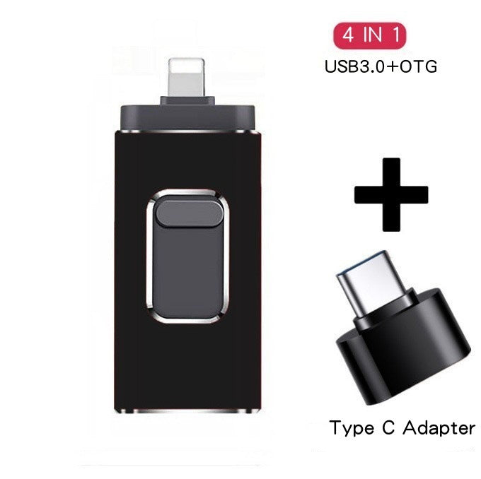 Multifunctional Mobile Phone U-disk Suitable For Mobile Phone Four-in-one Metal