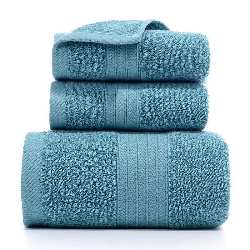 Pure Cotton Towels Three-piece