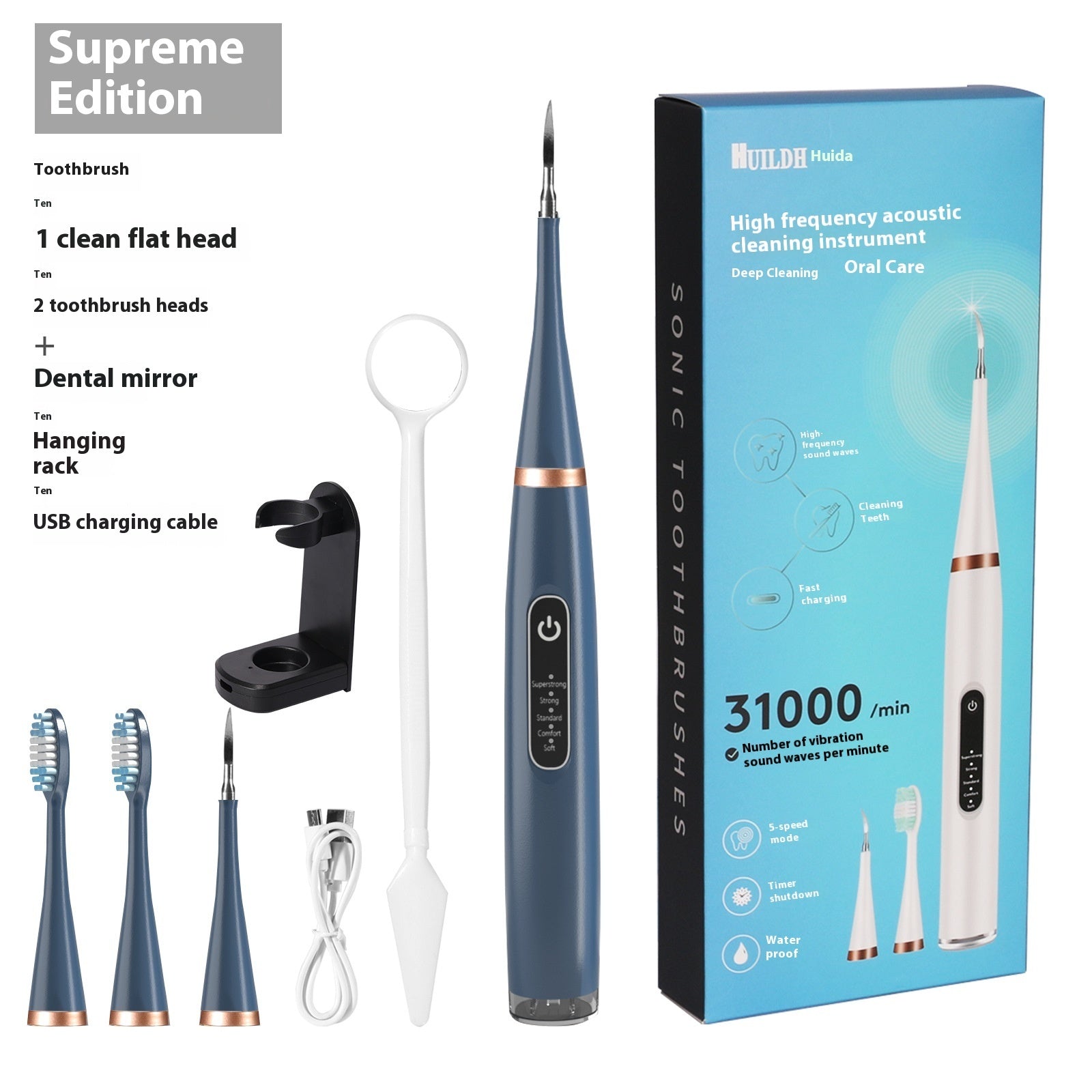 Household Electric Toothbrush Health Care Device Remover