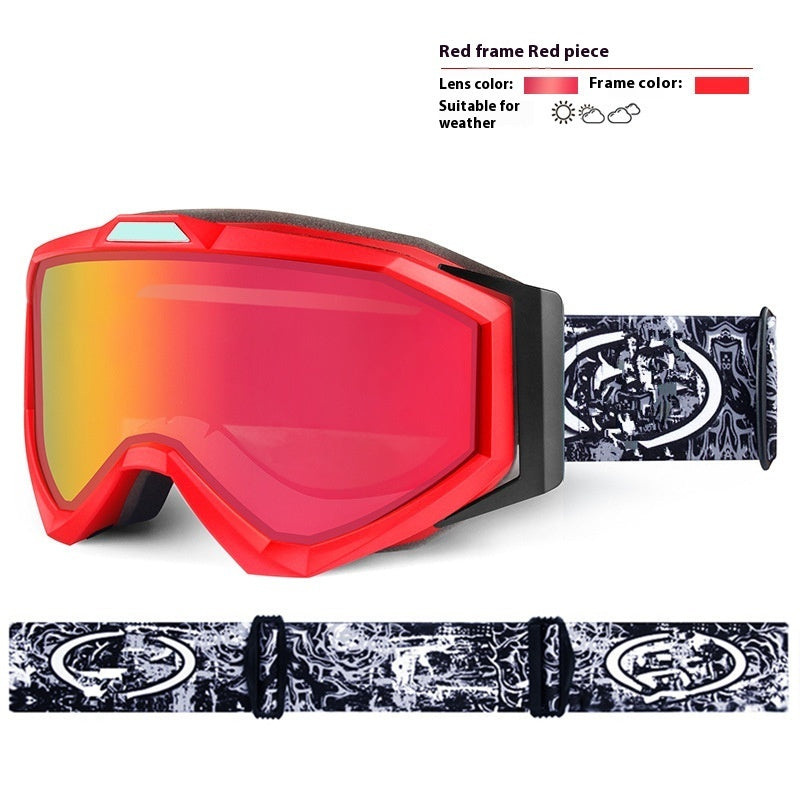 Motorcycle Goggles Double Layer Anti-fog