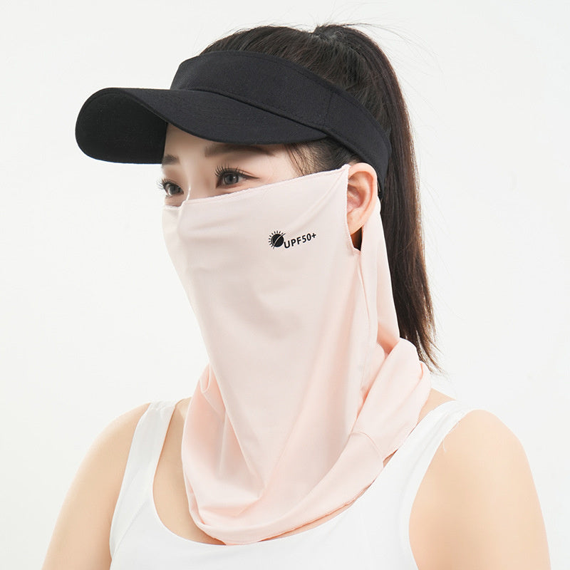 Mask Female Riding UV Protection Neck Ear Hanging
