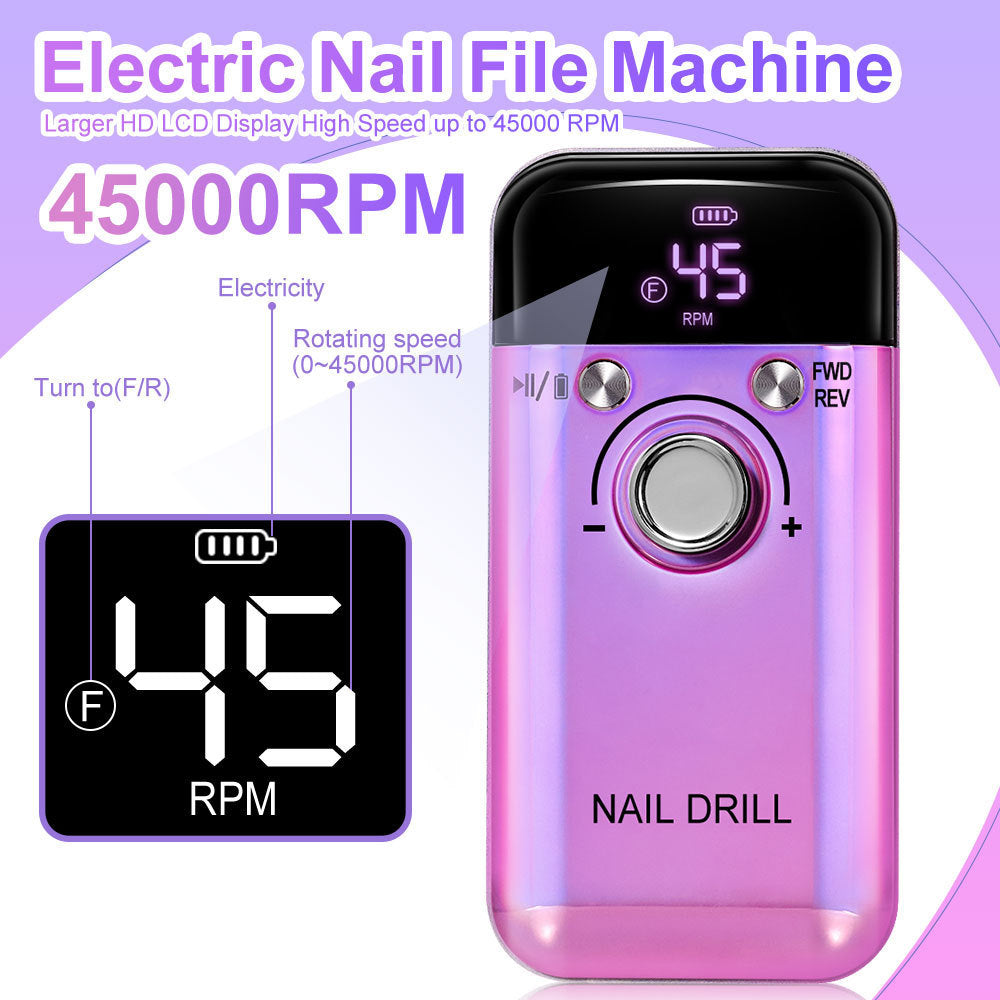 45000 Turn Nail Polishing Machine Professional Nail Polish Remover