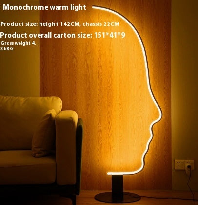 Art Face Floor Lamp