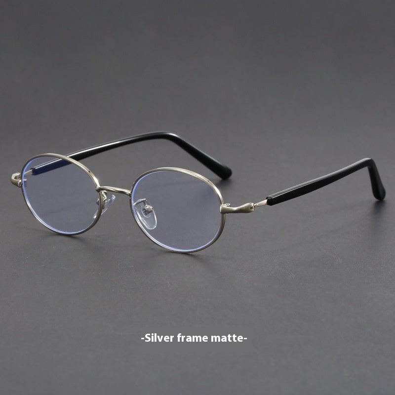 Oval TR90 Temple Retro Round Glasses Republic Of China Style
