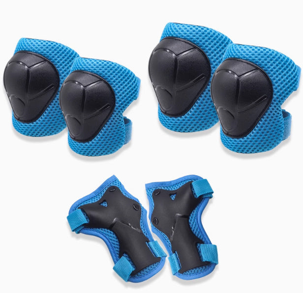 6-piece Set Of Protective Gear For Children's Roller Skating