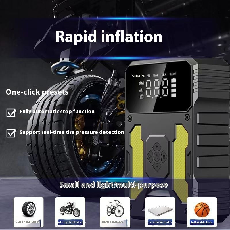 Car Emergency Starter with Air Compressor