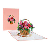 3D Pop-Up Flower Bouquet Gift Card